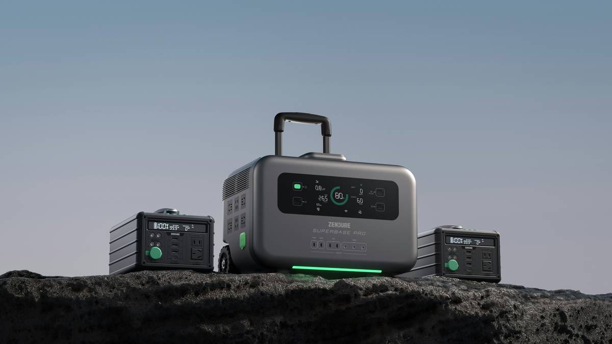 easy diy power plant showing solar panel connected to battery bank with power tools nearby
